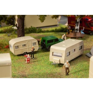 Faller 140483 Maquette, Set de 2 caravanes Faller Faller_140483 - 1