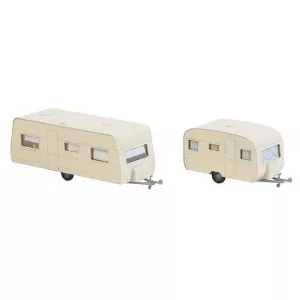 Faller 140483 Maquette, Set de 2 caravanes Faller Faller_140483 - 2