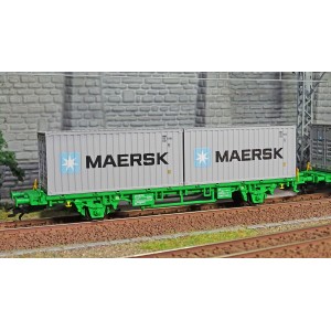 Marklin 47726 Set de 3 wagons porte-conteneurs Lgns, SJ Marklin Marklin_47726 - 2