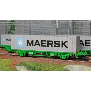 Marklin 47726 Set de 3 wagons porte-conteneurs Lgns, SJ Marklin Marklin_47726 - 4