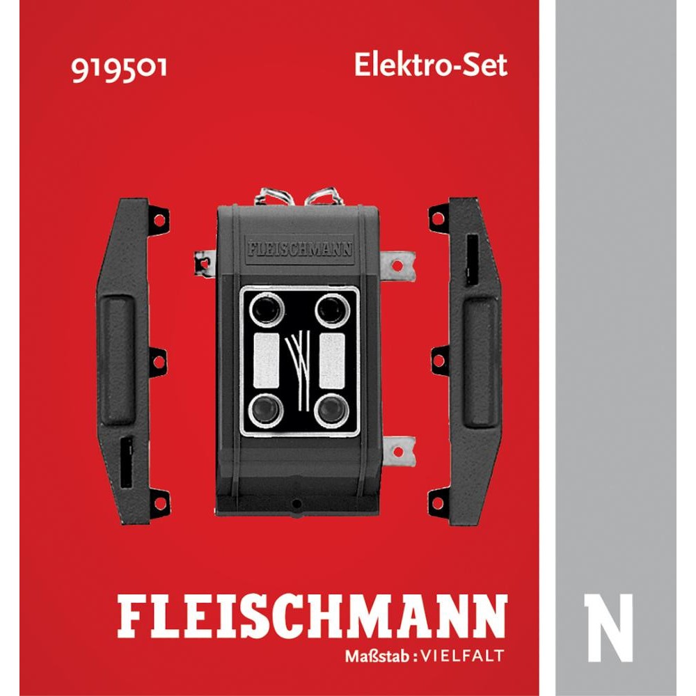 Fleischmann 919501 Set de 2 moteurs d'aiguillage et boitier de commande Fleischmann Fle_919501 - 1