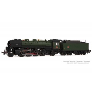 Arnold HN2483S Locomotive vapeur 141 R 1155, SNCF, roues boxpok, livrée verte, sonore Arnold HN2483S - 4