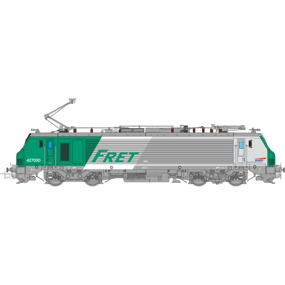 Os.Kar OS2703 Locomotive électrique BB 427030, SNCF, FRET, logo casquette, Thionville