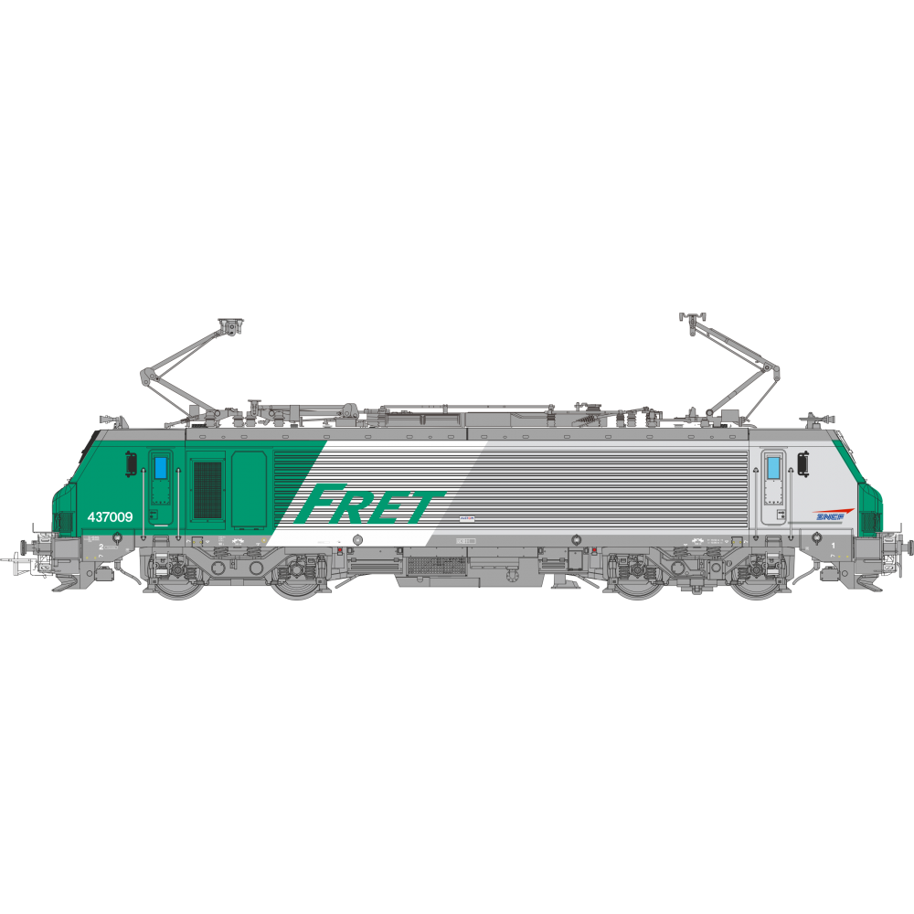 Os.Kar OS3703 Locomotive électrique BB 437009, SNCF, FRET, logo casquette, Thionville Os.Kar OS3703 Locomotive électrique BB 437009, SNCF, FRET, logo casquette, Thionville