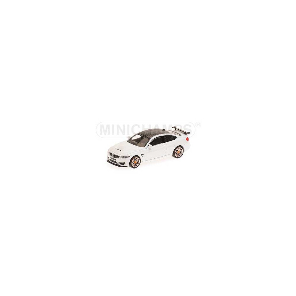 Minichamps 870027105 Voiture BMW M4 GTS 2016, blanche Busch véhicule Busch_870027105 - 1