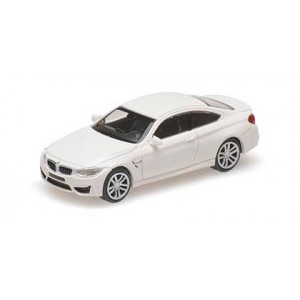 Minichamps 870027204 Voiture BMW M4 2015, blanc Busch véhicule Busch_870027204 - 1