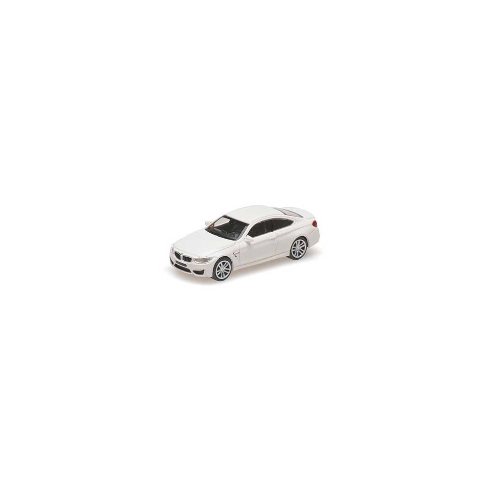 Minichamps 870027204 Voiture BMW M4 2015, blanc Busch véhicule Busch_870027204 - 1