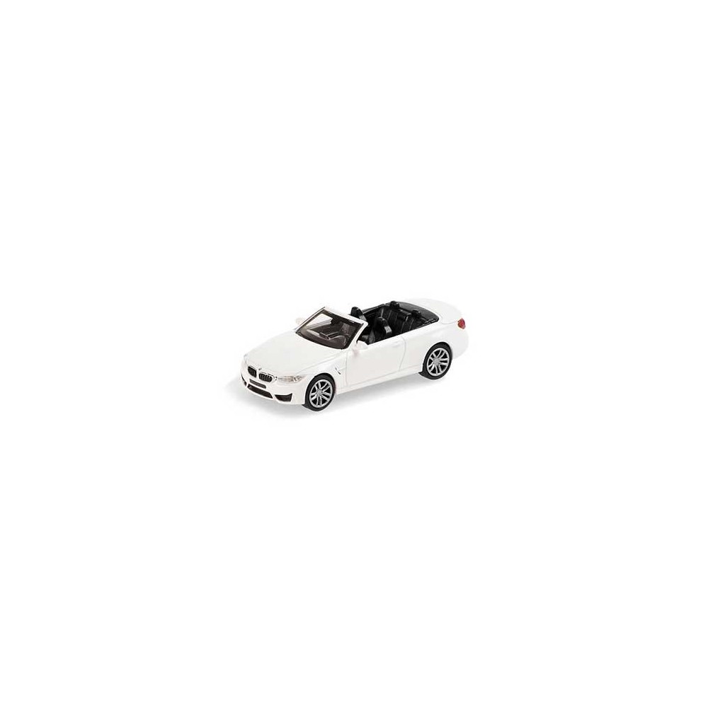 Minichamps 870027231 Voiture BMW M4 cabriolet 2015, blanc Busch véhicule Busch_870027231 - 1