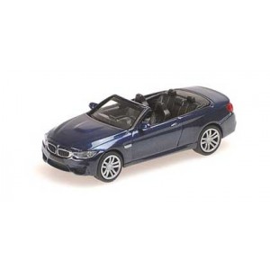 Minichamps 870027232 Voiture BMW M4 cabriolet 2015, bleu métal Busch véhicule Busch_870027232 - 1