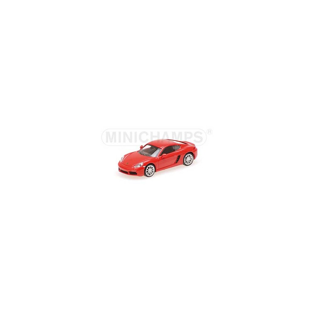 Minichamps 870065222 Porsche 718 Cayman 2016, rouge Busch véhicule Busch_870065222 - 1