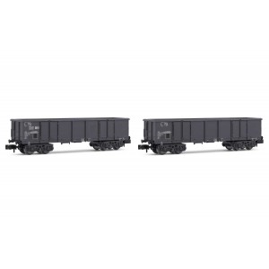 Arnold HN6535 Set de 2 wagons tombereaux, livrés gris, E79, SNCF, échelle N Arnold HN6535 - 4