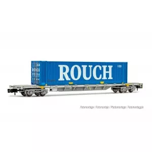 Arnold HN6531 Wagon porte conteneur 60', chargé conteneur Rouch 45', échelle N Arnold HN6531 - 3