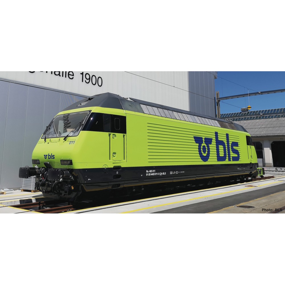 Fleischmann 731391 Locomotive électrique Re 465, BLS, échelle N, digitale sonore Fleischmann 731391 Locomotive électrique Re 465, BLS, échelle N, digitale sonore