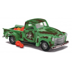 Busch 48240 Chevrolet Pick-up vert avec citrouilles Busch véhicule Busch_48240 - 1