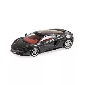 Minichamps 870154520 Voiture McLaren 670GT 2016, noire Busch véhicule Busch_870154520 - 1