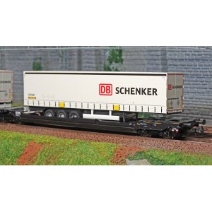 Roco 77390 Wagon-poche articulé double T3000e, Kombiverkehr, chargés semi-remorques DB Schenker, Roco Roco_77390 - 3