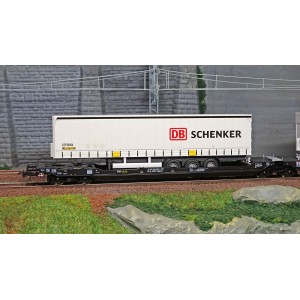 Roco 77390 Wagon-poche articulé double T3000e, Kombiverkehr, chargés semi-remorques DB Schenker, Roco Roco_77390 - 2