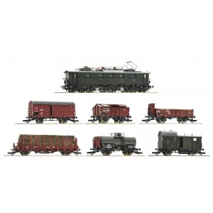 Roco 61492 Set complet train marchandises électrique série E 52 22 + wagons, DRG Roco Roco_61492 - 6