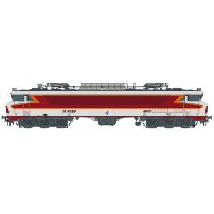 Ls Models 10331S Locomotive électrique CC 6535 SNCF, gris métallisé, livrée Arzens, logo Beffara, Lyon-Mouche, Digital sonore