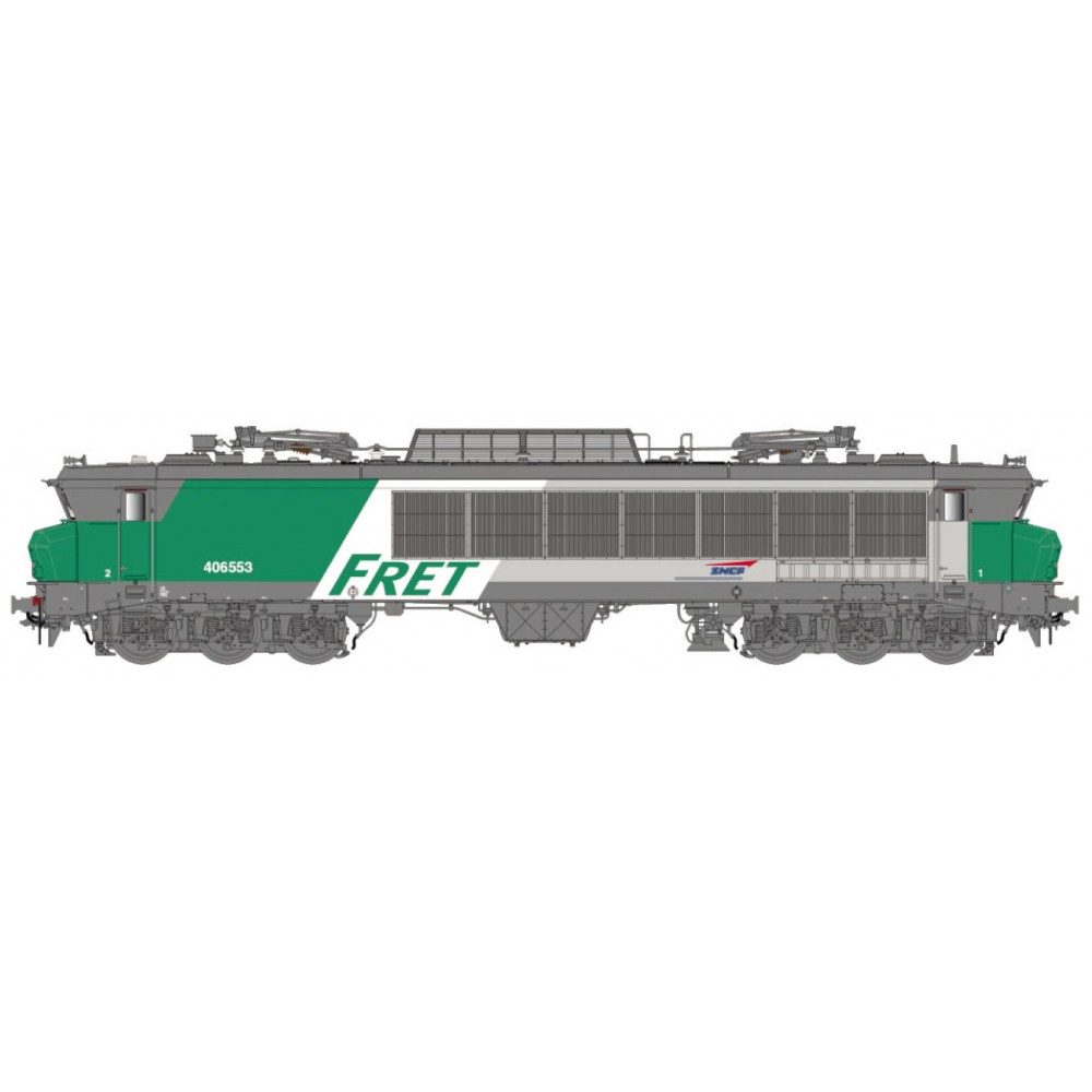 Ls Models 10332S Locomotive électrique CC 6553 SNCF, Maurienne, livrée FRET, logo casquette, Vénissieux, Digital sonore Ls Models 10332S Locomotive électrique CC 6553 SNCF, Maurienne, livrée FRET, logo casquette, Vénissieux, Digital sonore