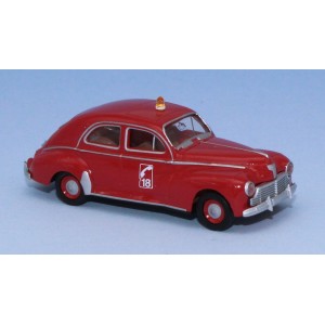 Sai 2517 Peugeot 203, pompiers 18, avec gyrophare orange Sai Sai_2517 - 1