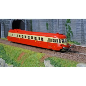 Jouef HJ2411S Autorail diesel ABJ 4, livrée rouge/beige, toit rouge, SNCF, digitale sonore Jouef HJ2411S - 3