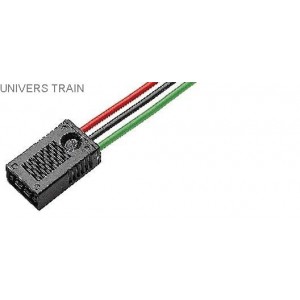 Roco 10603 Fiche de connexion 3 pôles femelle x12 Roco Roco_10603 - 2