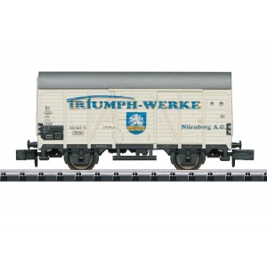 MiniTrix 15398 Wagons marchandises couvert, DB, Triumph-Werke, échelle N Trix Trix_15398 - 3