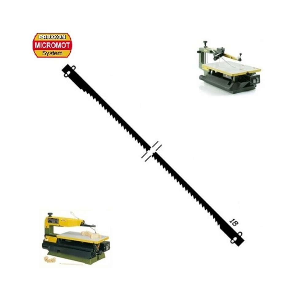 Lames à ergots 127 mm, denture moyenne (18 dents sur 25mm) Proxxon Proxxon PRX-28743 - 1