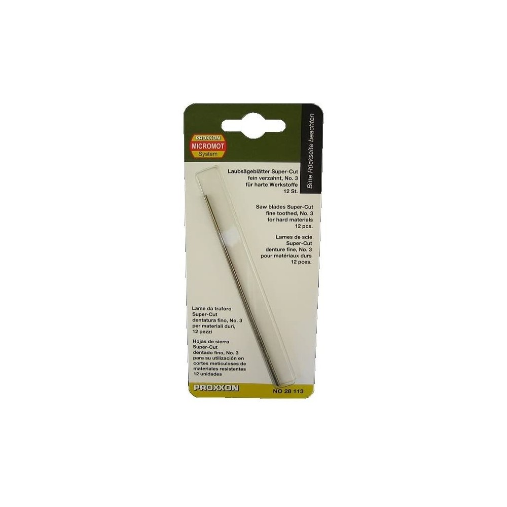 Lame de Scie à découper pour acier, denture fine Proxxon Proxxon PRX-28113 - 1 Lame de Scie à découper pour acier, denture fine Proxxon Proxxon PRX-28113 - 1