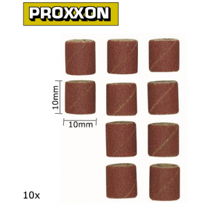 Cylindres abrasifs en corindon 10mm grain 150 (x10) Proxxon 28981