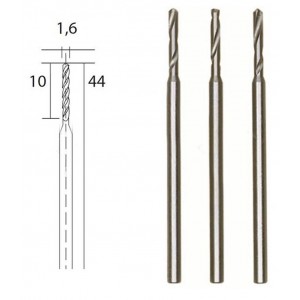 Forets HSS en acier, Ø 1.6 mm, 3 pièces Proxxon Proxxon PRX-28858 - 1