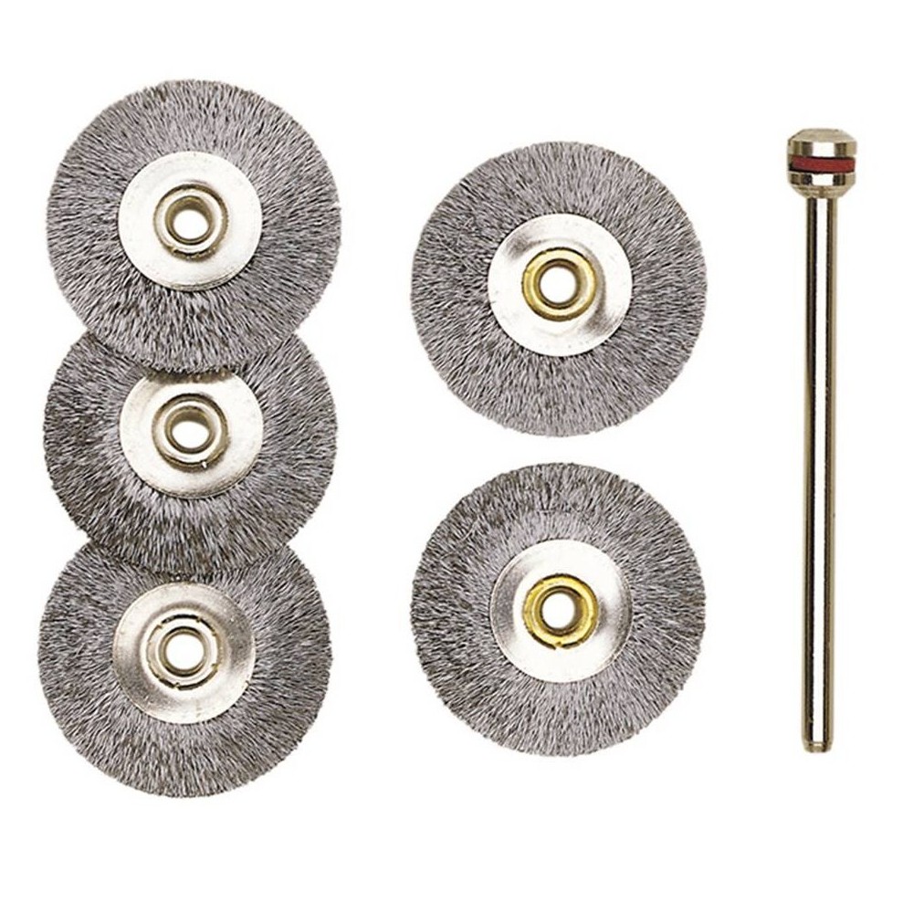 Brosse disque en acier Ø 22 mm (x5) Proxxon 28952 Brosse disque en acier Ø 22 mm (x5) Proxxon 28952