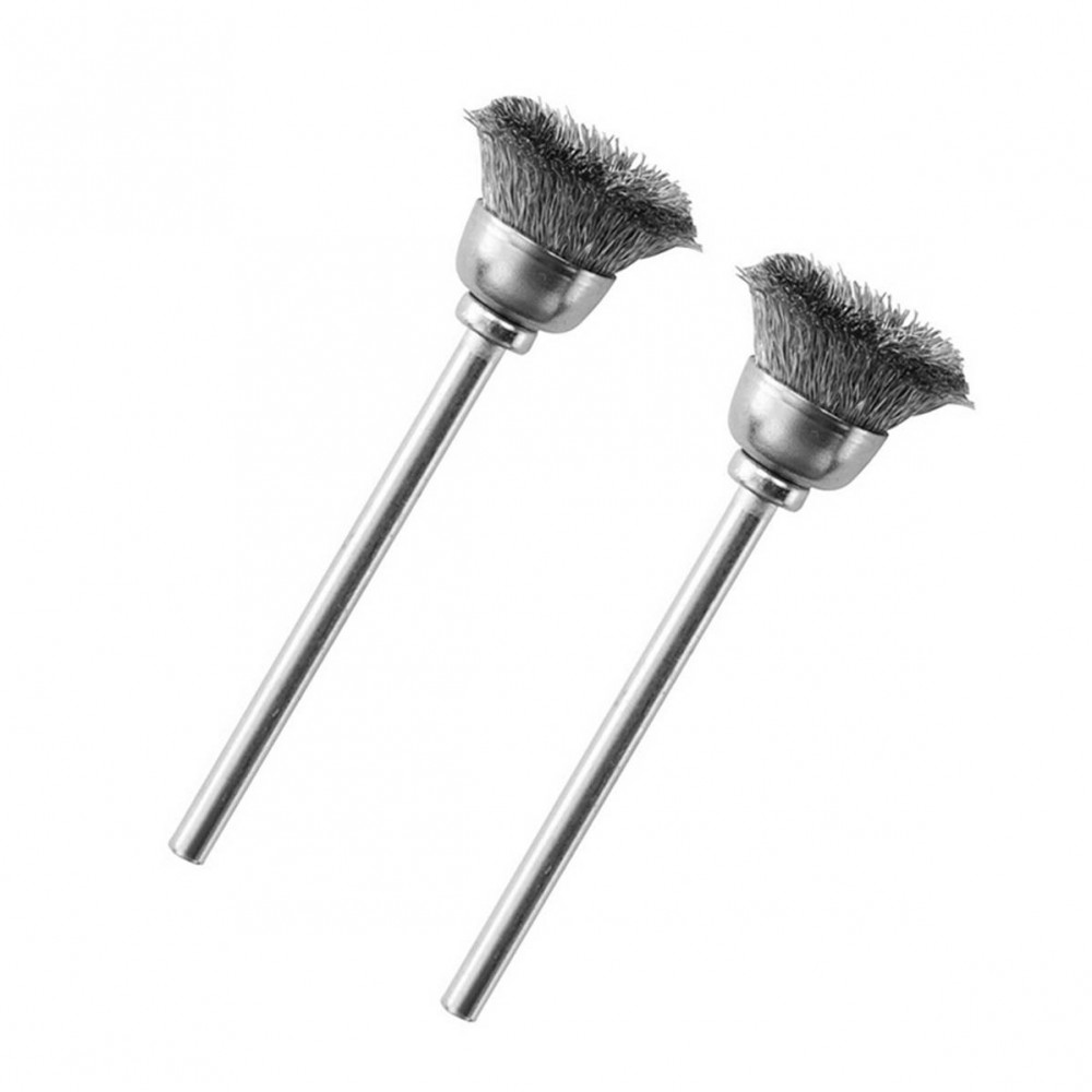 Brosses pinceaux rond en acier Ø 13 mm (x2) Proxxon Proxxon PRX-28953 - 1