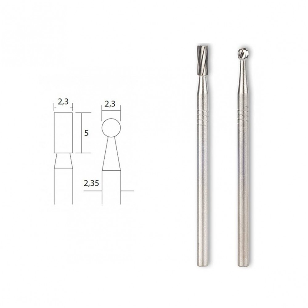 Fraises en métal dur embouts rond et cylindrique Proxxon - PRX-28750