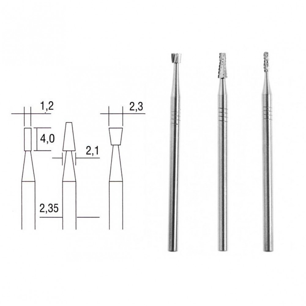 3 fraises coniques pour l'acier et les métaux durs Silverline 298527 :  Outillage professionnel pas cher, bricolage et visserie discount