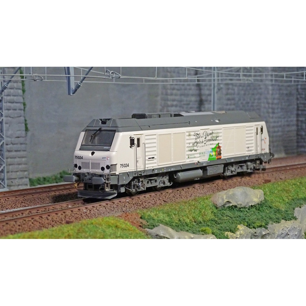 Os.Kar OS7504 Locomotive électrique BB 75024, ETF, Baie de Somme, édition limitée 50 ans du CFBS