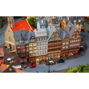 Faller 190077 Maquette, Coffret promotionnel Maisons urbaines Römerberg Est Faller Faller_190077 - 1