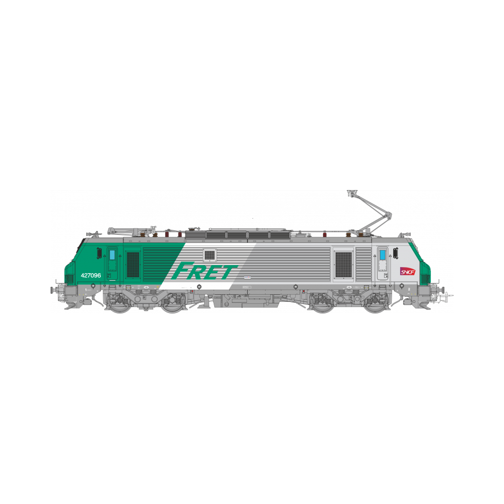 Os.Kar OS2701DCCS Locomotive électrique BB 427096, SNCF, FRET, logo carmillon, Avignon, digitale sonore Os.Kar International Os.