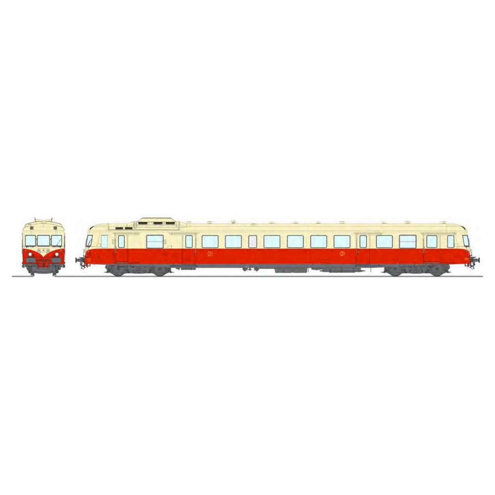 Ree Modeles MB162 Autorail X 2825 version d’origine, Rouge et Crème, Toulouse, SNCF Ree Modeles MB-162 - 1 Ree Modeles MB162 Autorail X 2825 version d’origine, Rouge et Crème, Toulouse, SNCF Ree Modeles MB-162 - 1