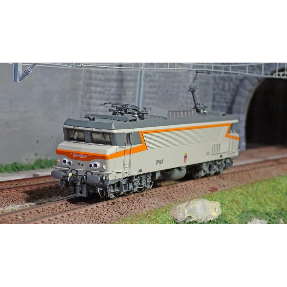 Jouef HJ2369S Locomotive électrique CC 6512, SNCF, livré Béton, digital sonore Jouef HJ2369S - 1