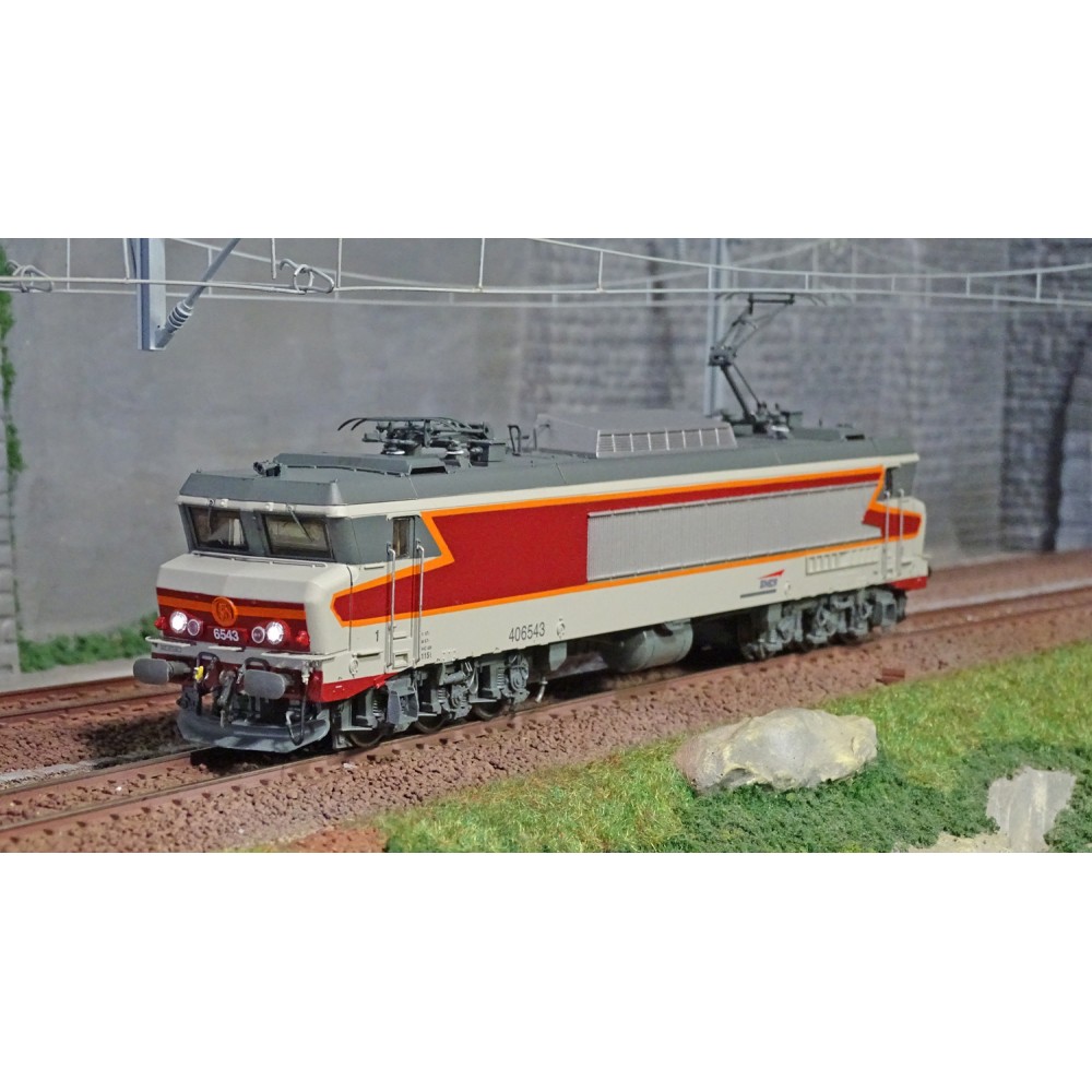 Jouef HJ2370S Locomotive électrique CC 6543, SNCF, livré Béton rouge, digital sonore Jouef HJ2370S - 1