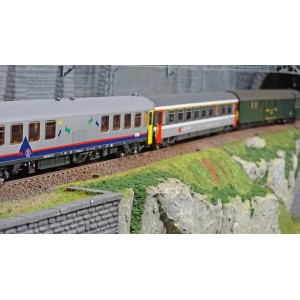 Models Word 1803 Set de 7 Voitures EC 97 Iris, SBB, Strasbourg - Zurich Models World MW_1803 - 1