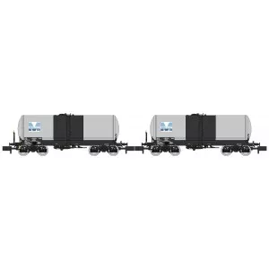 REE Modeles NW230 Set de 2 wagons citernes ANF, Transport de Lubrifiants, SNCF, MILLET Ree Modeles NW-230 - 3