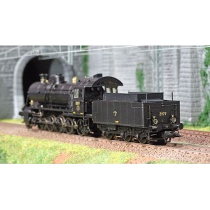Trix 25252 Locomotive à vapeur avec tender séparé C 5/6, SBB, digitale sonore Trix Trix_25252 - 3