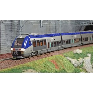 LS Models 10070S Autorail AGC X 76507, 3 caisses, TER neutre, Sortie usine, digital sonore Ls models Lsm_10070S - 2