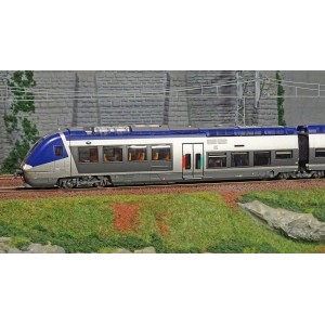 LS Models 10070S Autorail AGC X 76507, 3 caisses, TER neutre, Sortie usine, digital sonore Ls models Lsm_10070S - 3