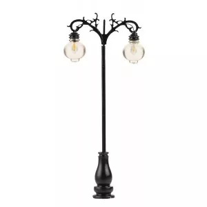 Faller 180207 Eclairage, Réverbère de parc LED, double lampe boule suspendue 7.5cm, avec LED Faller Faller_180207 - 1