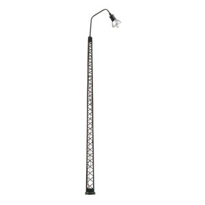 Faller 180209 Eclairage, Lampadaire cintrée sur poteau en treillis, 14.5cm, avec LED Faller Faller_180209 - 1