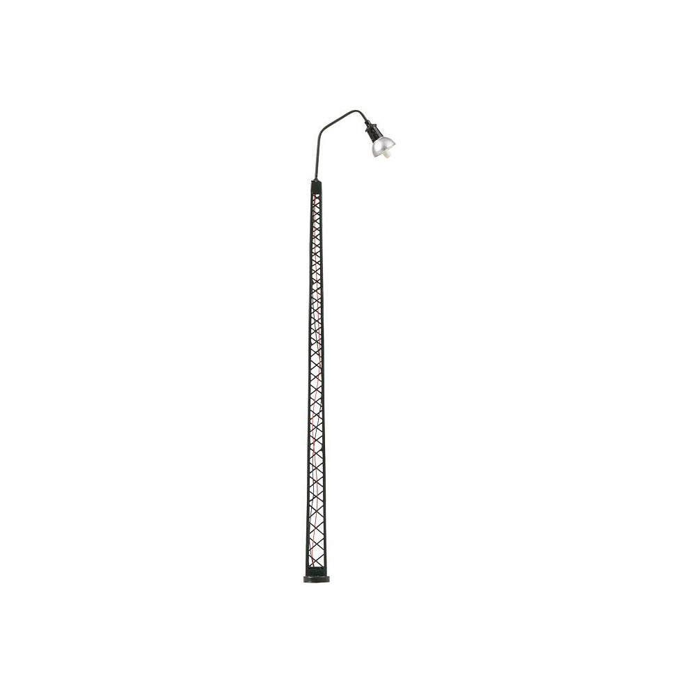 Faller 180209 Eclairage, Lampadaire cintrée sur poteau en treillis, 14.5cm, avec LED Faller Faller_180209 - 1